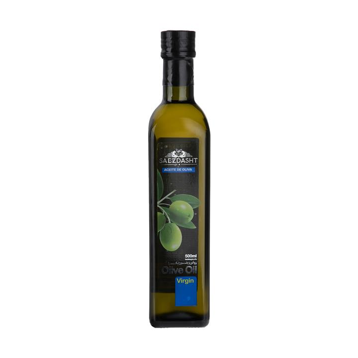 روغن زیتون بکر سبز دشت مقدار 500 میلی لیتر Sabz Dasht Virgin Olive Oil 500ml